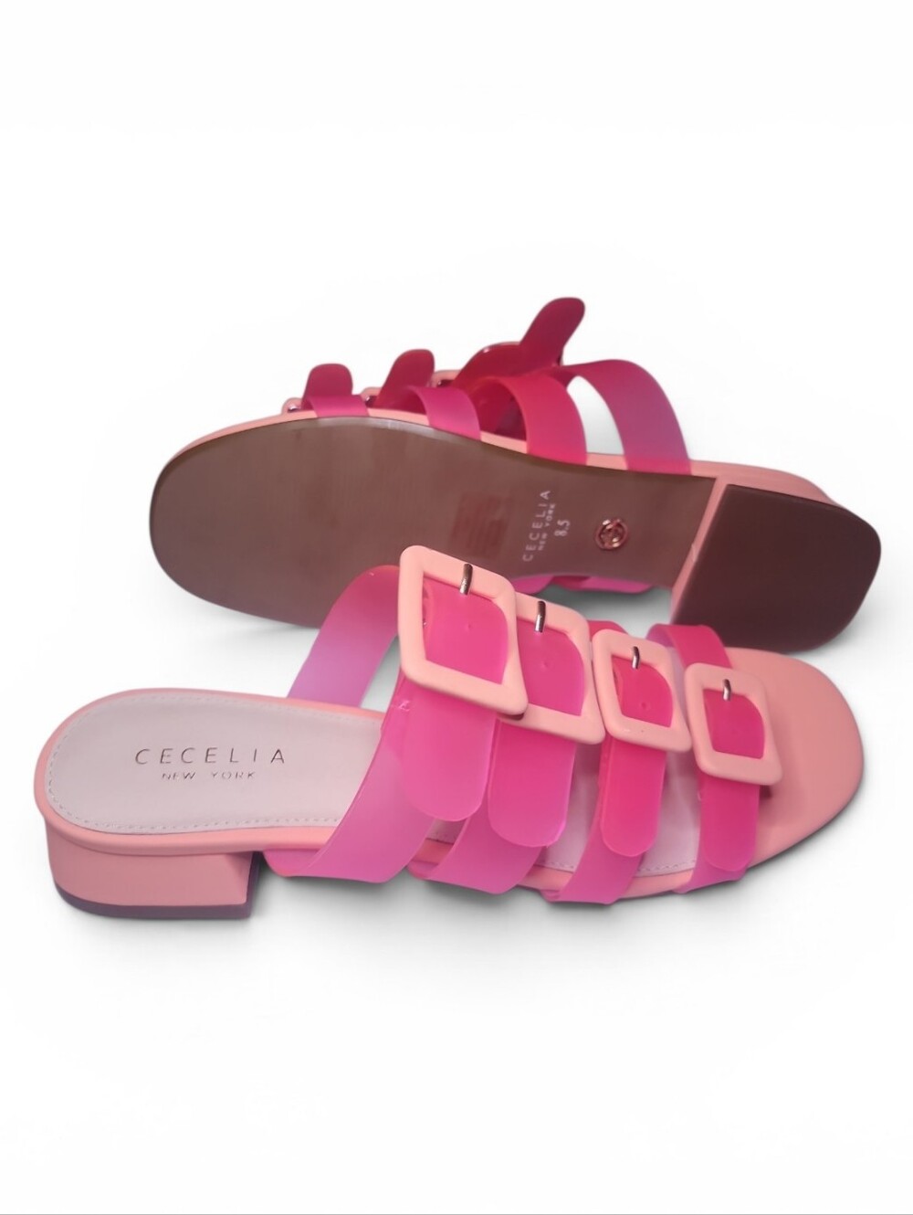 Cecelia New York Lexington Slide Sandals Brand New!